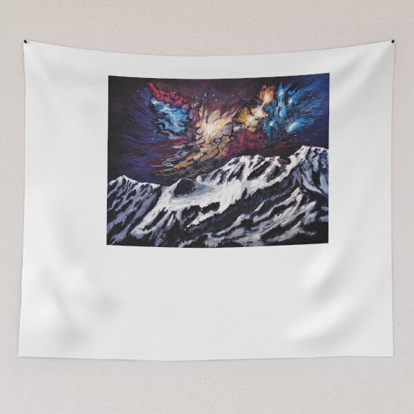 Item preview, Cosmic Nebula Mountain Summit designed and sold by shariuncushon.