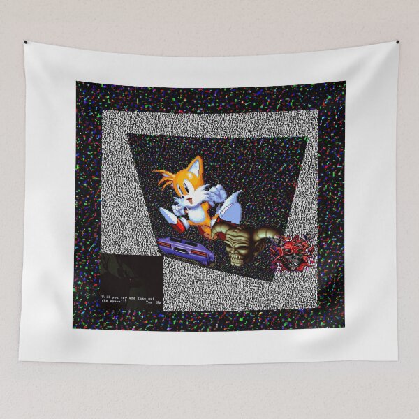 Item preview, tails snes re1 static neon 3d designed and sold by retro_hobbie_shop.