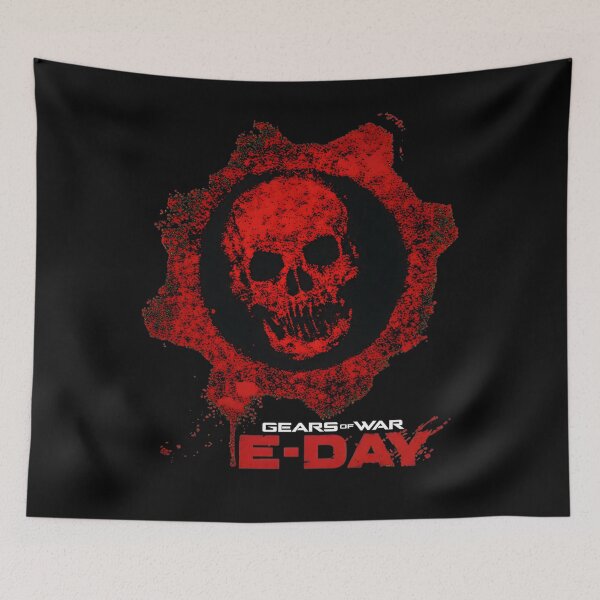 Item preview, Gears of War E-DAY Skull Cog designed and sold by sterfler.