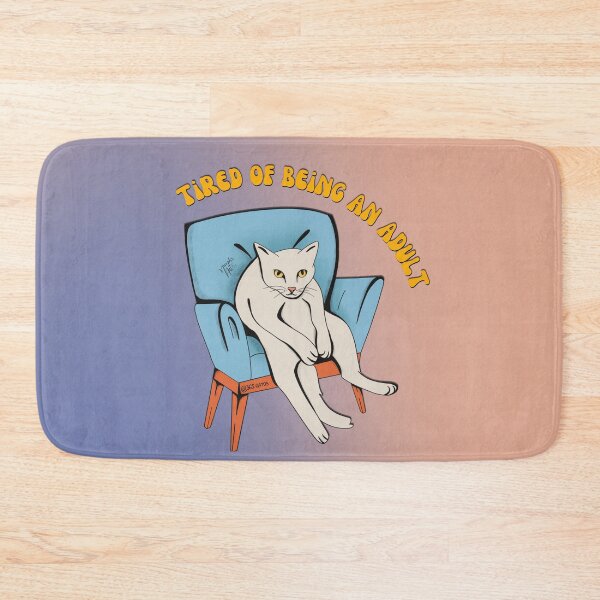 Item preview, Tired of Being an Adult | Grumpy Cat Funny Illustration designed and sold by StudioNunih.