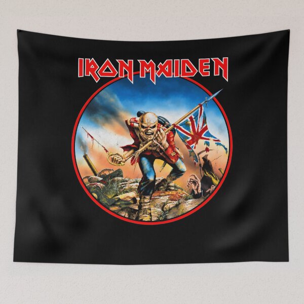 Item preview, Maiden Eddie British Soldier Union Jack designed and sold by Rafiqrafisqy.