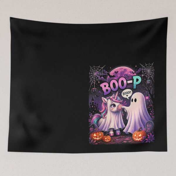 Item preview, Boo-P Unicorn Ghost Halloween Boo Funny Spooky  designed and sold by MurillaJeremy.