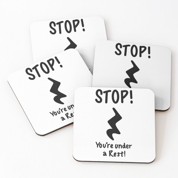 Item preview, STOP! You're under a (Crotchet) Rest! designed and sold by thatmusiclife.