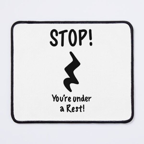 Item preview, STOP! You're under a (Crotchet) Rest! designed and sold by thatmusiclife.