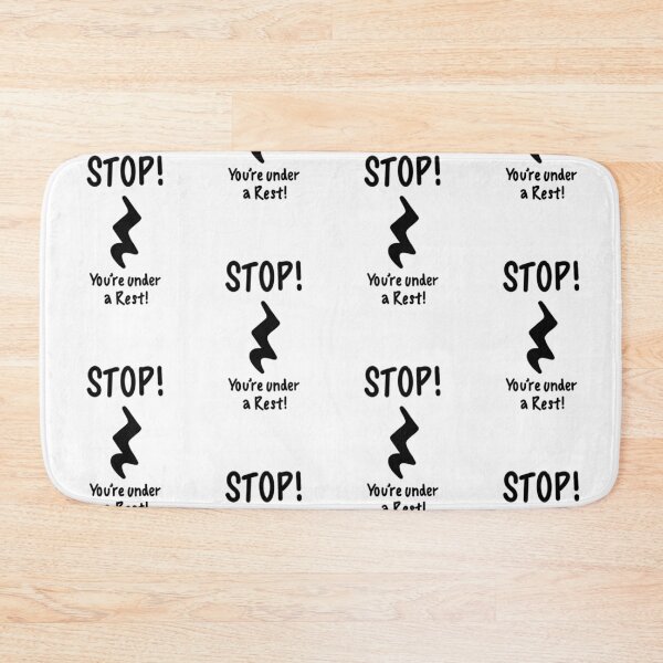 Item preview, STOP! You're under a (Crotchet) Rest! designed and sold by thatmusiclife.