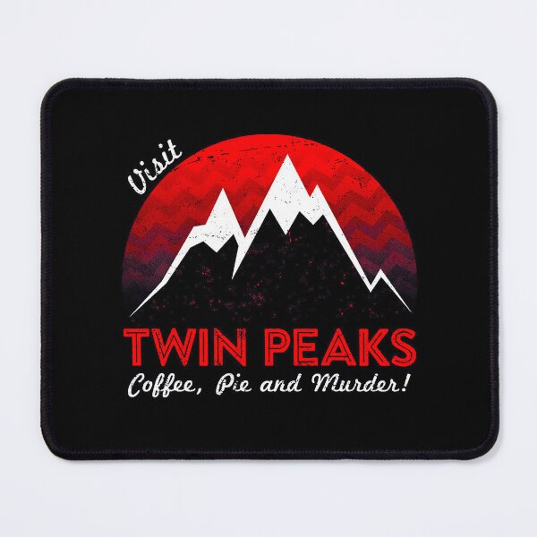 Item preview, Visit Twin Peaks Coffee Pie And Murder Parody Art designed and sold by silla10.