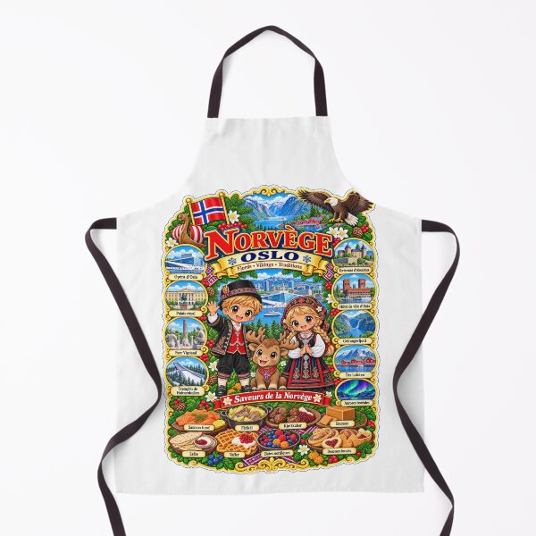 Item preview, Norway Oslo – Kawaii, Fjords, Vikings and Flavors of Norway designed and sold by Cifi64.