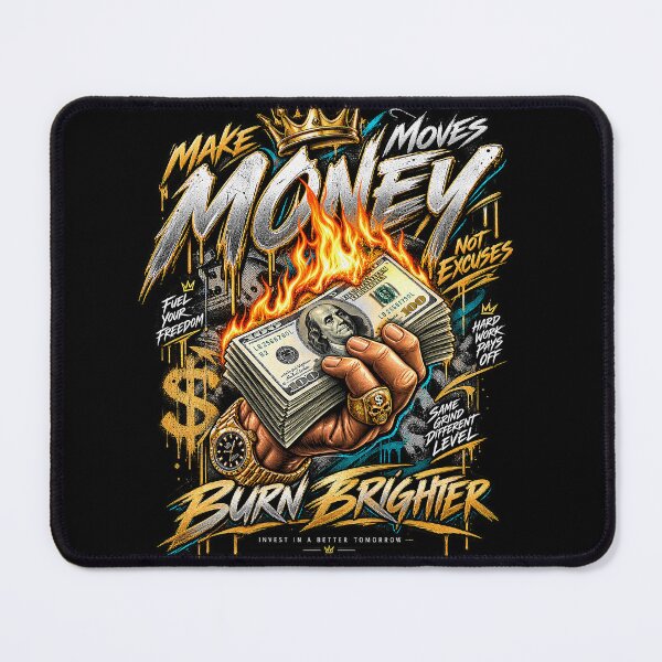 Item preview, MONEY MOVES — Burn Brighter designed and sold by Shirt-Happenz.