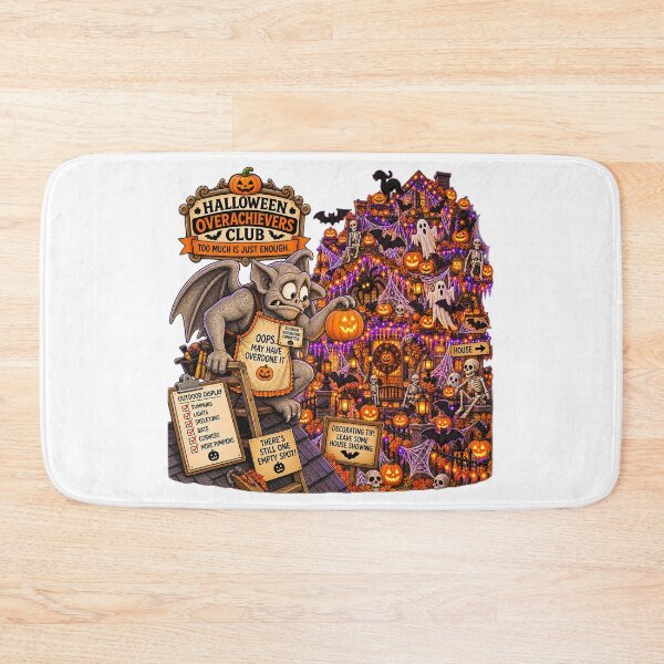 Item preview, ⚡HALLOWEEN OVERACHIEVERS CLUB - Greg Gargoyle Exterior Decorating Commitee designed and sold by WheelieGdArt.