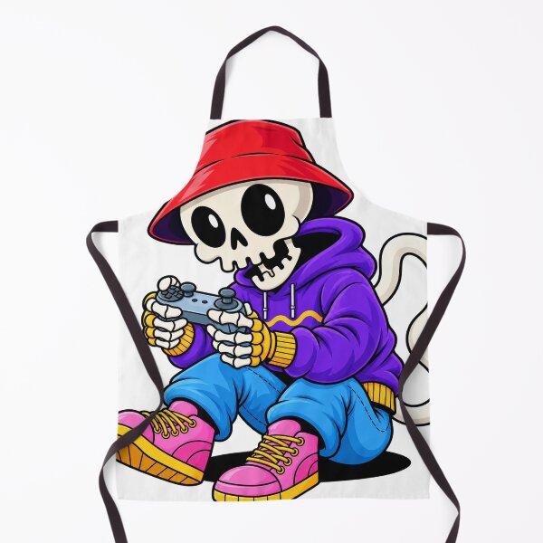Item preview, Skeleton Gamer – Cool Gaming Skeleton with Controller designed and sold by SnapStickerHub.