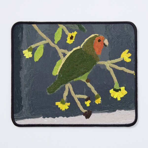 Item preview, Lovebirds on Floral Branch designed and sold by shariuncushon.