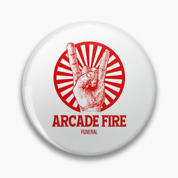 Item preview, Arcade Fire Funeral Rock Hand Sunburst designed and sold by ruokabbyart.