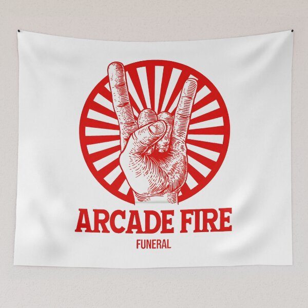 Item preview, Arcade Fire Funeral Rock Hand Sunburst designed and sold by ruokabbyart.