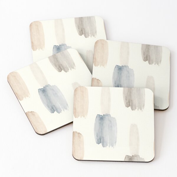 Item preview, Minimalist Neutral Watercolor Brushstroke Pattern designed and sold by FestivityFinds.