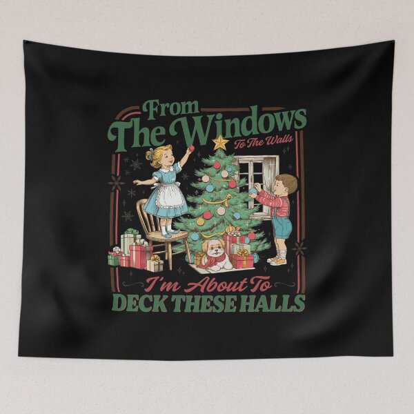 Item preview, From The Windows To The Walls Deck These Halls designed and sold by JOANDOORNE.
