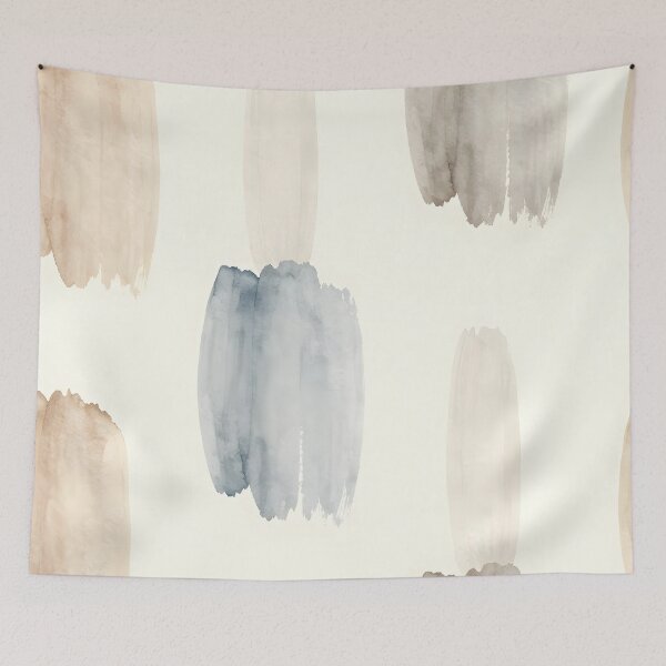 Item preview, Minimalist Neutral Watercolor Brushstroke Pattern designed and sold by FestivityFinds.