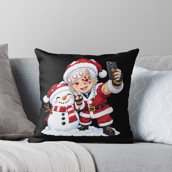 Item preview, Tengen Uzui Demon Slayer Christmas Snowman Selfie designed and sold by mildaclairmo.
