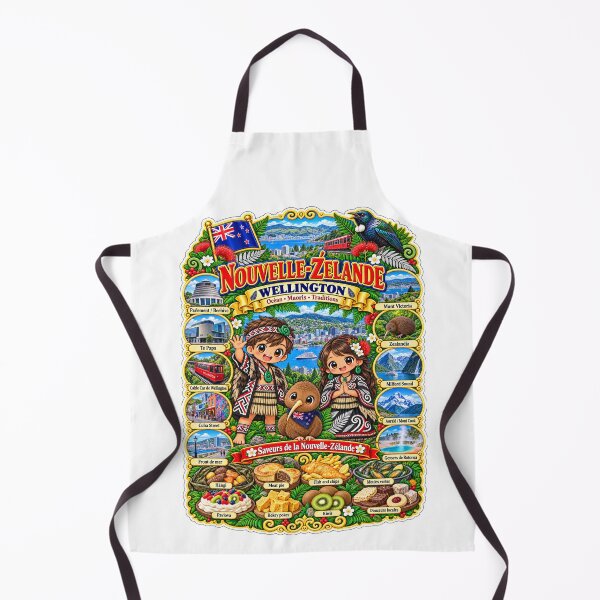 Item preview, New Zealand Wellington – Kawaii Trip, Māori Culture and Flavors of New Zealand designed and sold by Cifi64.