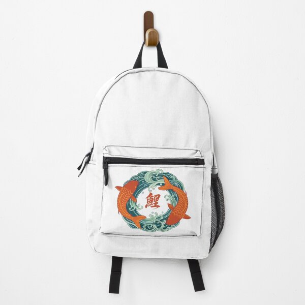 Item preview, Japanese Koi Carp Waves Circle designed and sold by Onigirineko .