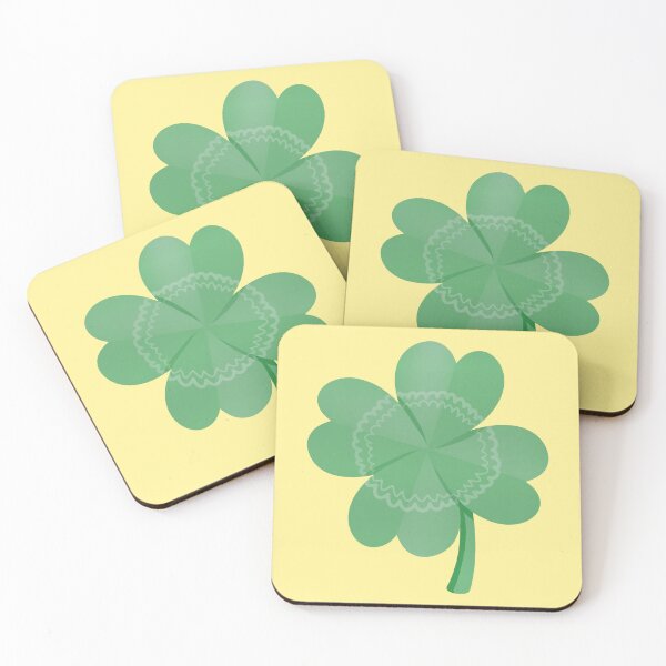 Item preview, Decorative Green Lucky Clover Illustration designed and sold by tammist.