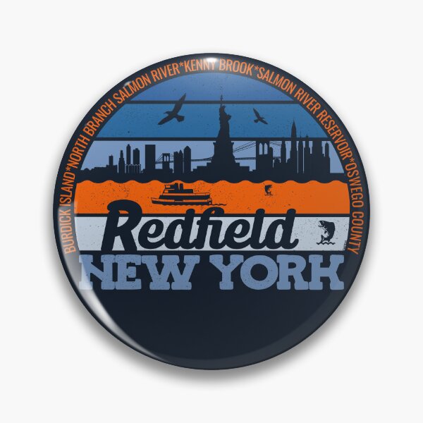 Item preview, Redfield New York Sunset Retro Vintage Local Pride Logo designed and sold by CRHPOD20.