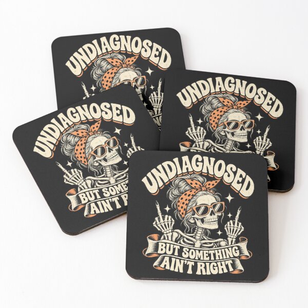 Item preview, Undiagnosed But Something Ain't Right Sassy Skeleton Design designed and sold by DreamPetal.