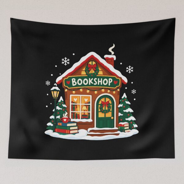 Item preview, Christmas Bookshop Book Lover Winter Reading designed and sold by mraihan.