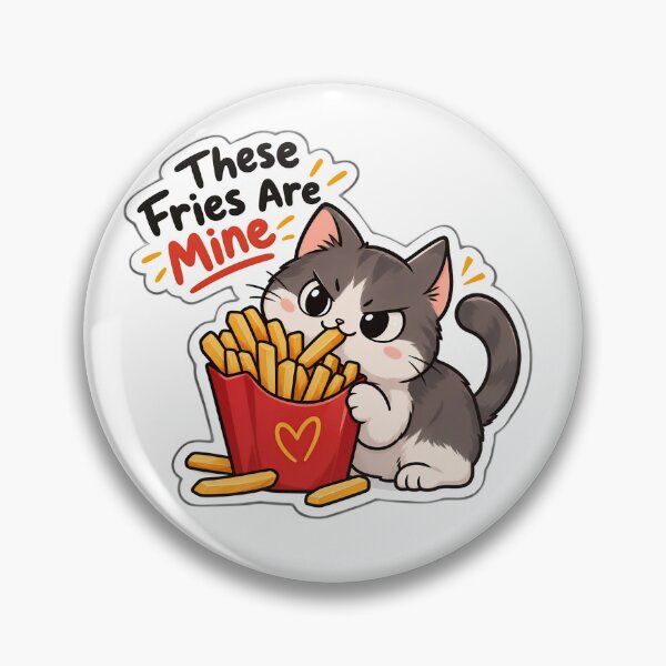 Item preview, Be aware this cat steal your fries ? designed and sold by Mohitt09.