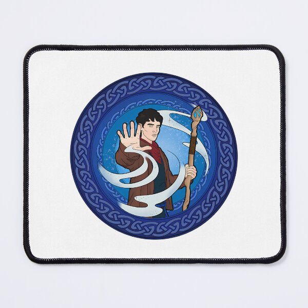 Item preview, Bbc Merlin Art Nouveau Portrait (Color) designed and sold by MiamiArchivesCo.
