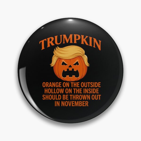Artikelvorschau, Trumpkin – außen orange, innen hohl – sollte im November rausgeworfen werden. entworfen und verkauft von art-jendi.