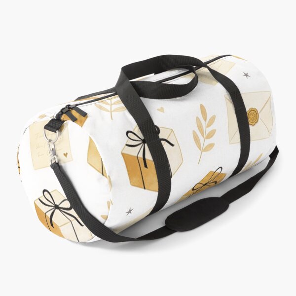 Item preview, Cute Golden Gift Box Letter Pen Watercolor Pattern designed and sold by FestivityFinds.