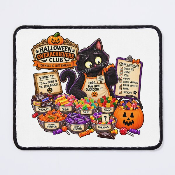 Item preview, ⚡HALLOWEEN OVERACHIEVERS CLUB - Kat's Candy Sorting Chaos v2 designed and sold by WheelieGdArt.