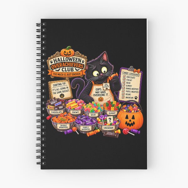 Item preview, ⚡HALLOWEEN OVERACHIEVERS CLUB -  Kat's Candy Sorting Chaos v2 - dark version designed and sold by WheelieGdArt.