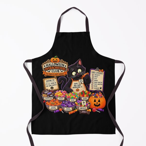 Item preview, ⚡HALLOWEEN OVERACHIEVERS CLUB -  Kat's Candy Sorting Chaos v2 - dark version designed and sold by WheelieGdArt.