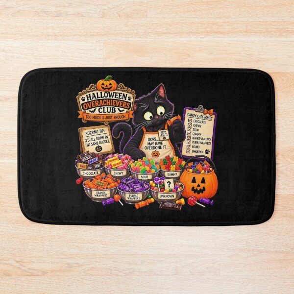 Item preview, ⚡HALLOWEEN OVERACHIEVERS CLUB -  Kat's Candy Sorting Chaos v2 - dark version designed and sold by WheelieGdArt.