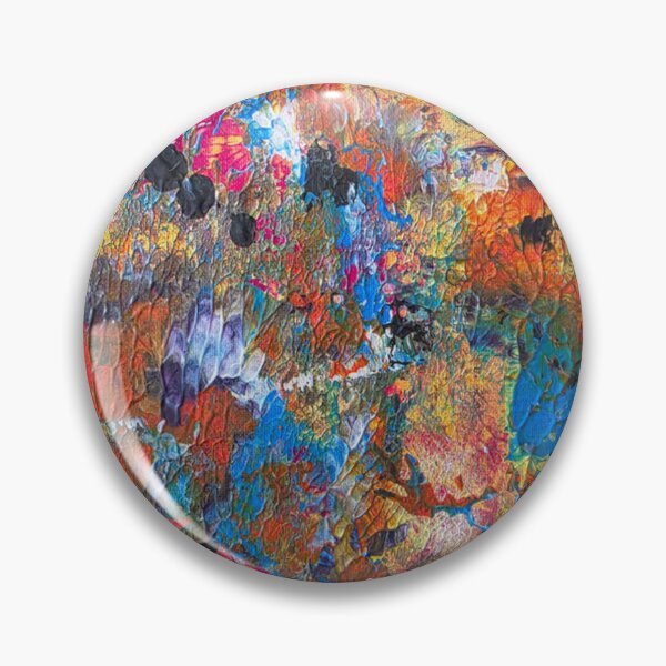 Item preview, Vivid Impasto Abstract Paint Splash designed and sold by shariuncushon.
