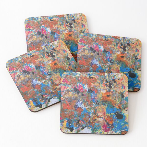 Item preview, Vivid Impasto Abstract Paint Splash designed and sold by shariuncushon.