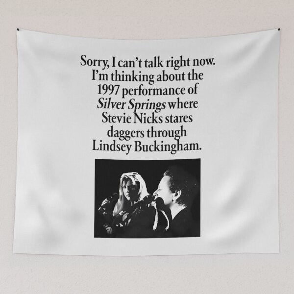 Item preview, Sorry I Can'T Talk Right Now I'M Thinking About The 1997 Performance Of Silver Springs designed and sold by NATASHSTAR.