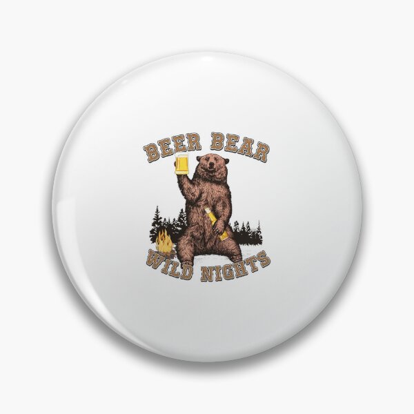 Item preview, Bear Drinking Beer By Campfire designed and sold by JOANDOORNE.