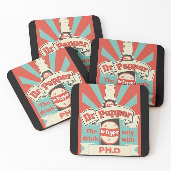 Item preview, Dr Pepper The Drink Only With PH.D Vintage Retro Ad designed and sold by JOANDOORNE.