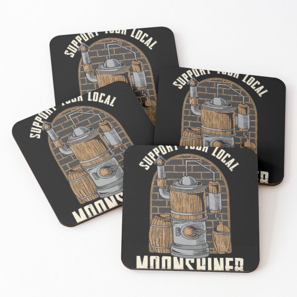 Item preview, Support Your Local Moonshiner Distillery Art designed and sold by JOANDOORNE.