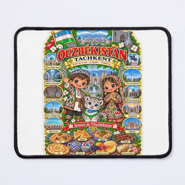 Item preview, Uzbekistan Tashkent – Kawaii Journey, Silk Road and Flavors of Uzbekistan designed and sold by Cifi64.