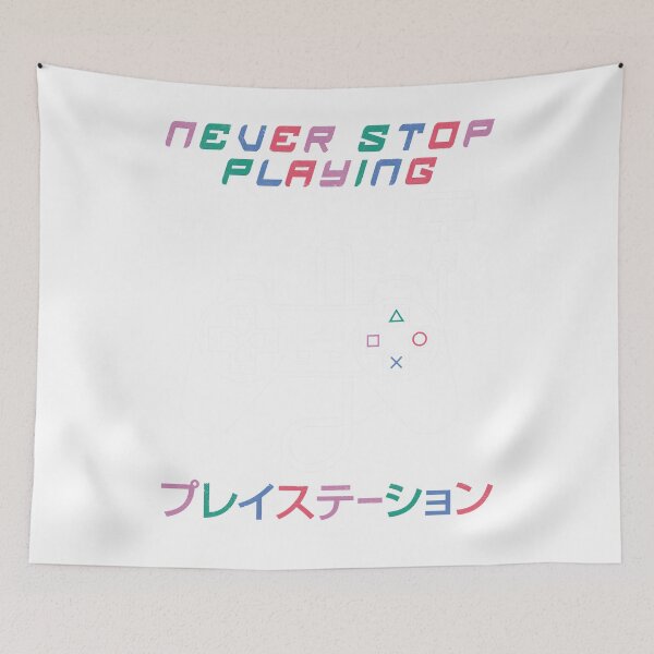 Item preview, PlayStation Never Stop Playing Controller Kanji Video Game  designed and sold by CassiusCa.