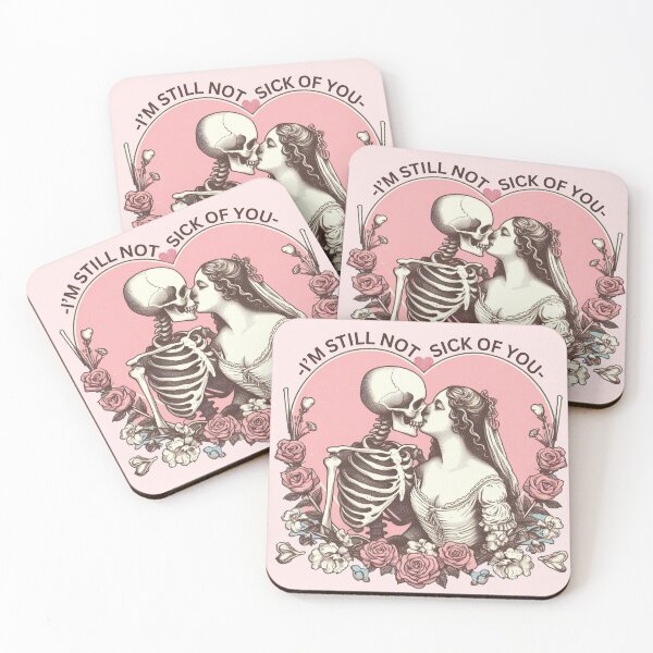 Item preview, I’m still not sick of you skeletons kiss designed and sold by Fictio ⭐​⭐​⭐​⭐​⭐​.