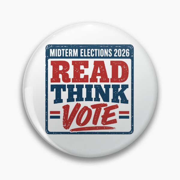 Item preview, Midterm Elections 2026 Read Think Vote designed and sold by gidel-sales.
