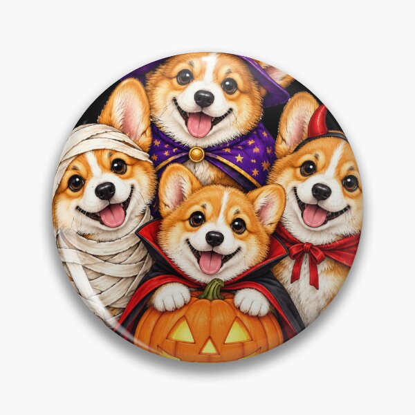 Item preview, Corgi Halloween Party designed and sold by MatrixRig.