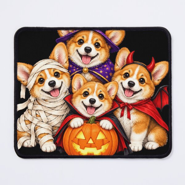 Item preview, Corgi Halloween Party designed and sold by MatrixRig.