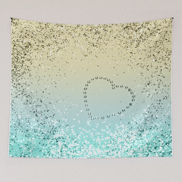 Artikelvorschau, Lemon Twist Beach Heart #1 (Foto nur mit Glitzer – nicht reflektierend) entworfen und verkauft von Anita's & Bella's Art.