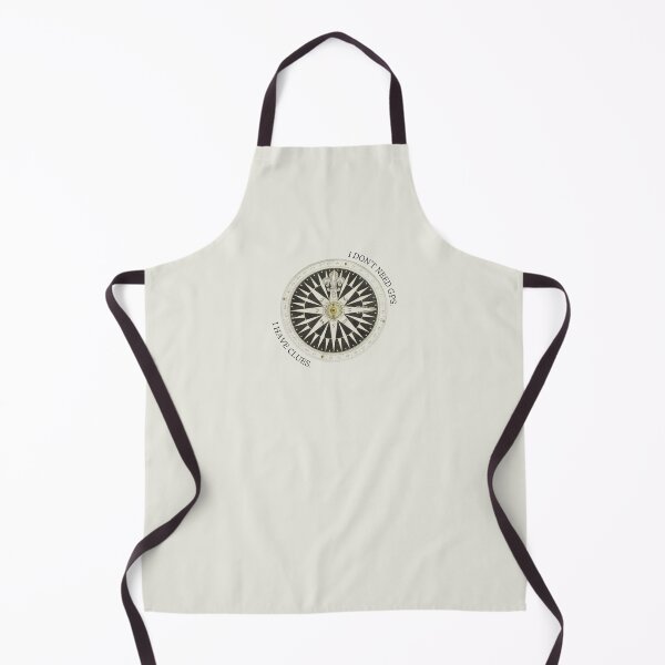 Item preview, I dont' need a GPS (or even a compass). I have clues. designed and sold by poppy-seed-art.
