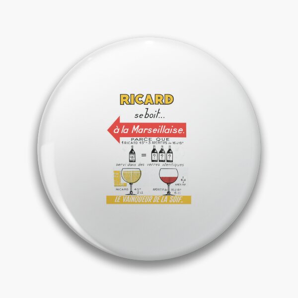 Item preview, Ricard A La Marseillaise Vintage Drink Ad designed and sold by JOANDOORNE.